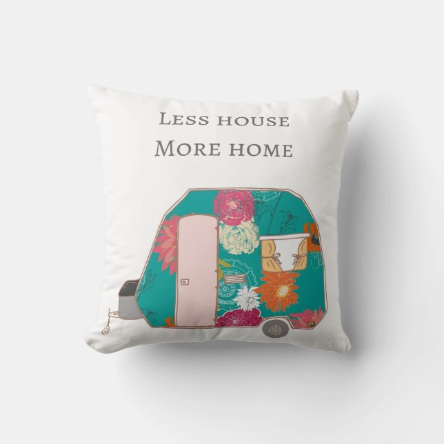 Coussin Profondément satisfait - moins de Chambre plus de (Recto)