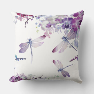 Coussin Programme de funérailles pour colibri aux orchidée