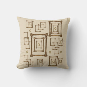 Coussin projeter des miroirs vintages de déco d'oreiller