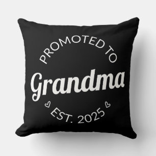 Coussin Promue Grand-mère Établ. 2025 Je