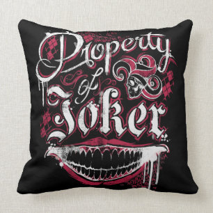 Coussin Propriété du peloton   de suicide de joker