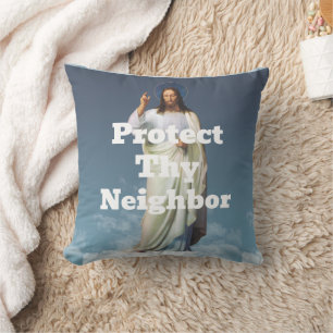 Coussin Protect Thy Neighbor