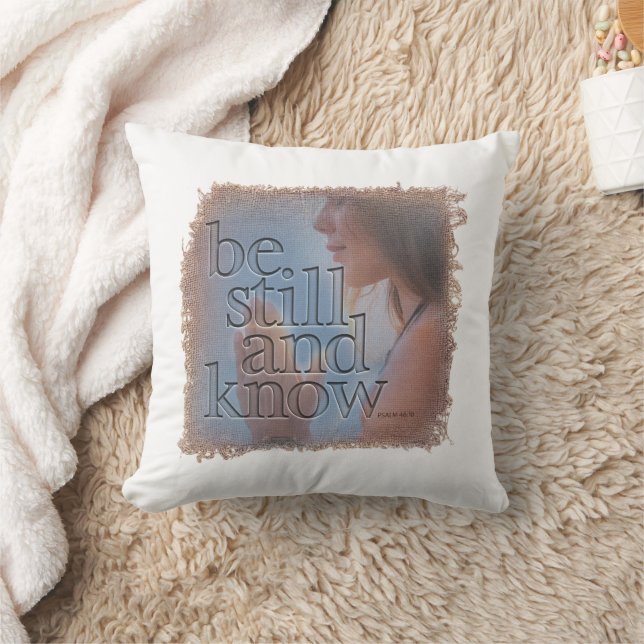 Coussin PSALM 46:10 - Pillow (Couverture)