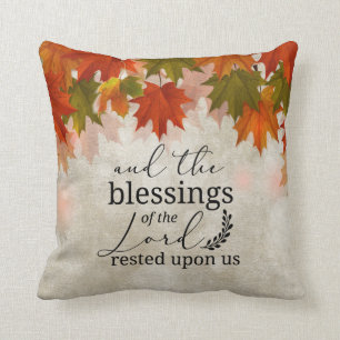 Coussin PSALM 90:17 Les bénédictions du Seigneur reposent