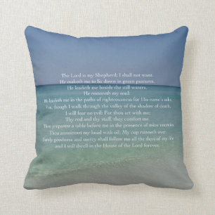 Coussin Psaume 23 Le Seigneur est Mon Pasteur