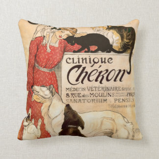 Coussin Publicité de vétérinaire de Cheron Paris de