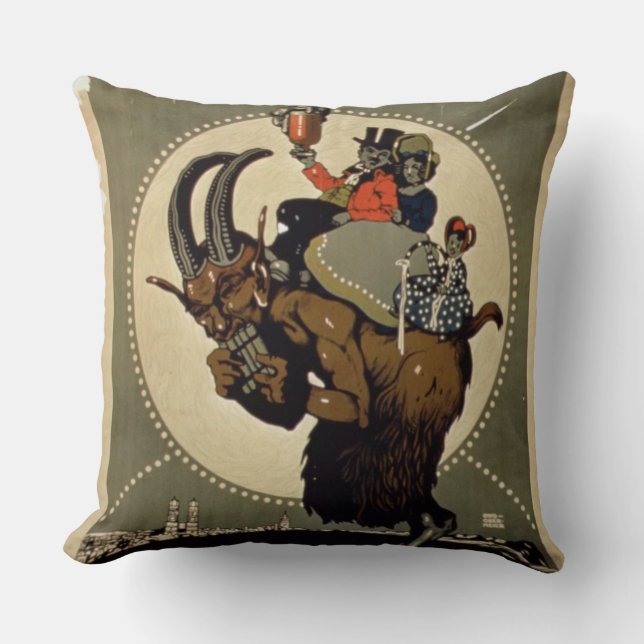 Coussin Publicité pour la 'bière de Bock du brasseur de (Recto)