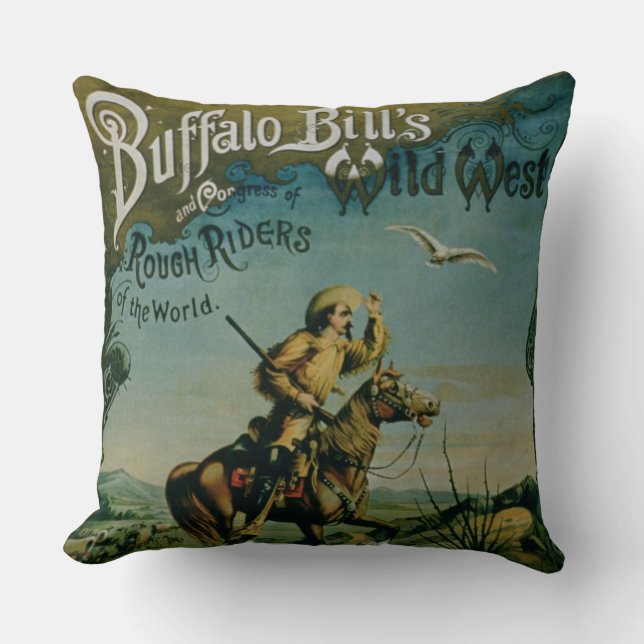 Coussin Publicité pour les 'l'ouest sauvage et Co de (Recto)