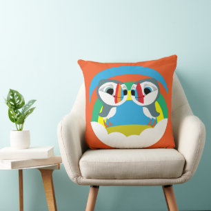 Coussin Puffin Rocks