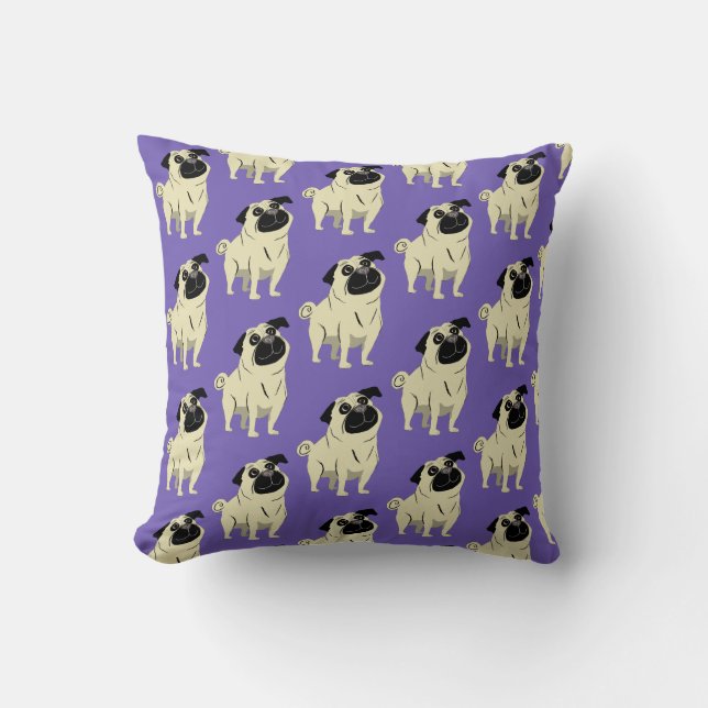 Coussin Pug (Recto)