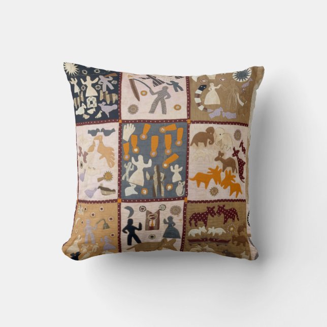 Coussin Puissances de Harriet - édredon 1898 de Pictoral (Recto)