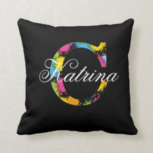Coussin Pulvérisateur Monogramme C Avec Nom Personnalisé S
