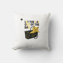 Pun de chat drôle | Laisser le chat sortir du sac