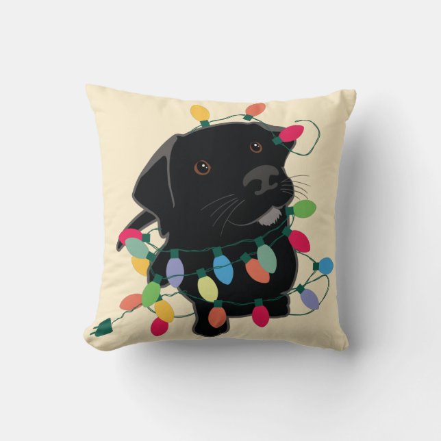 Coussin Puppy de Christmas (Recto)