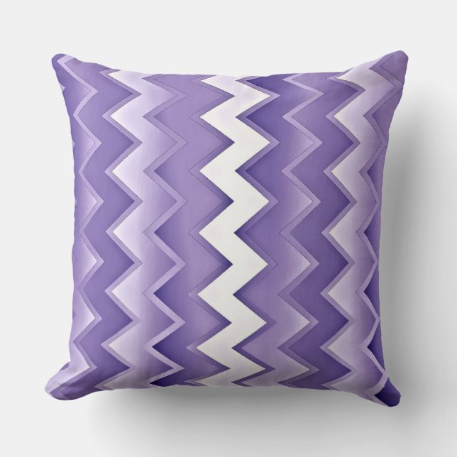 Coussin Purple Chevron (Recto)