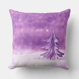 Coussin Purple Christmas Wonderland