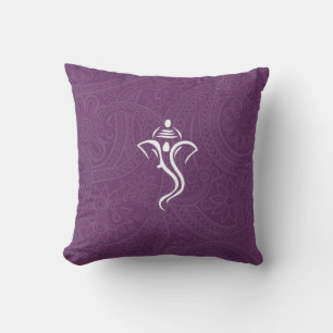 Coussin Purple Ganesha