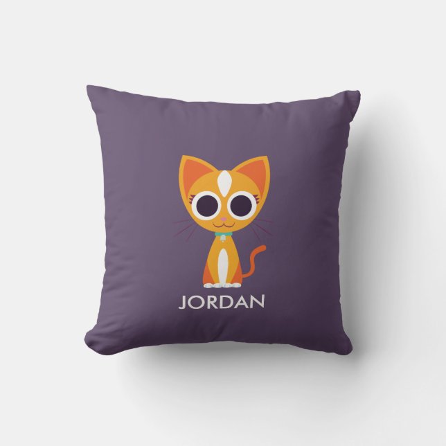 Coussin Purrl le chat (Recto)