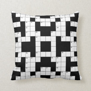 Coussin Puzzle de mots croisés