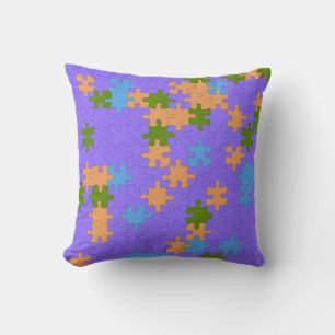 Coussin Puzzle Pastel