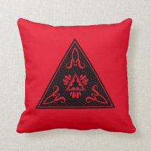 Pyramide tribale rouge et noire !