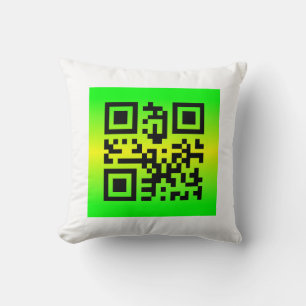 Coussin QR Code® dit : MERCI