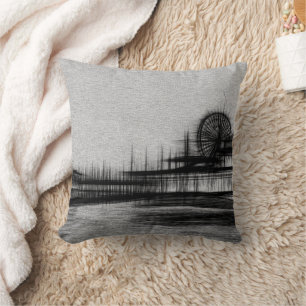 Coussin Quai Père Noël Monica à Bruit Blanc