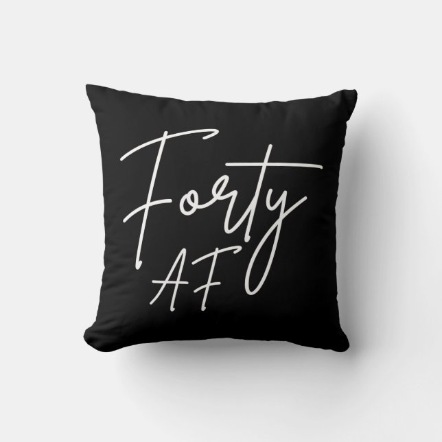 Coussin Quarty AF I - Cadeau d'anniversaire (Recto)