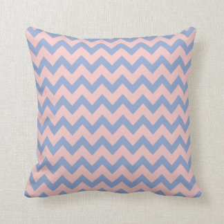 Coussin Quartz rose et sérénité Chevron, zigzag