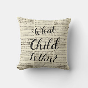 Coussin Quel enfant est-ce là