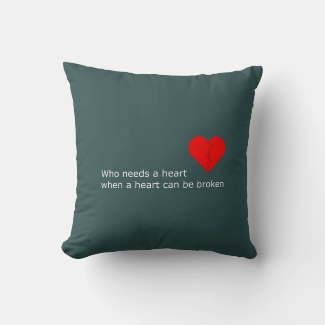 Coussin Qu'est-ce que l'amour a à voir avec ça ? (Recto)