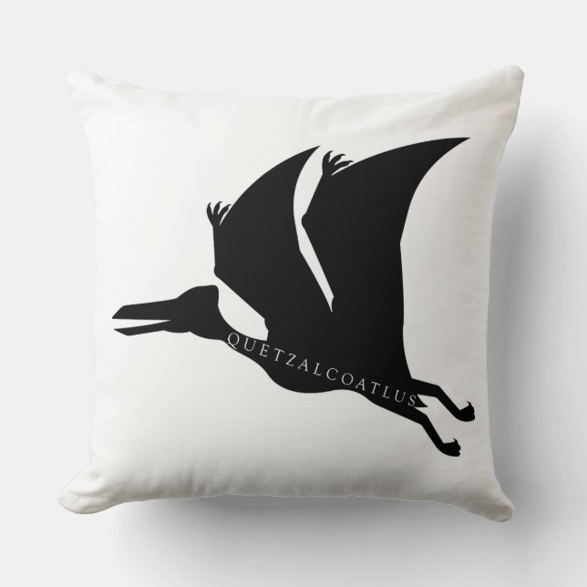 Coussin Quetzalcoatlus Pterosaur Préhistorique (Recto)