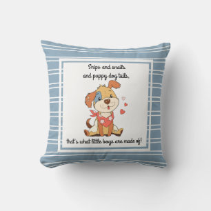 Coussin queue de chien de chiot... de quoi les petits garç