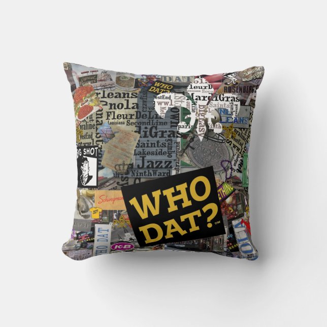 Coussin Qui T-shirts de Dat (Recto)