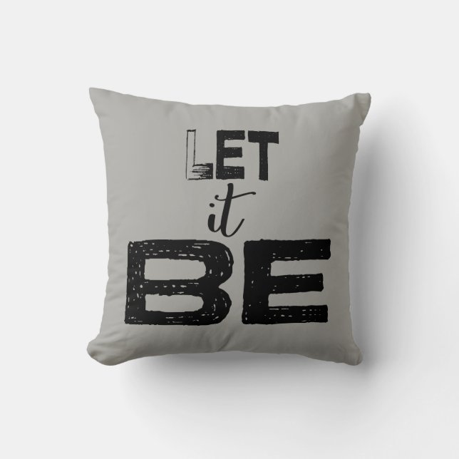 Coussin Qu'Il S'Agisse De Citation De Typographie (Recto)