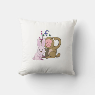 Coussin rabbit & monkey