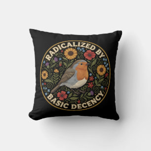Coussin Radicalisé par les amateurs d'oiseaux décents