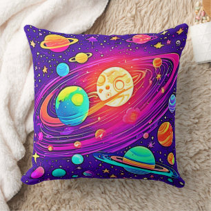 Coussin Rainbow Galaxy : Cartoon Fun