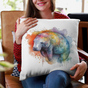 Coussin Rainbow Reef Manatee