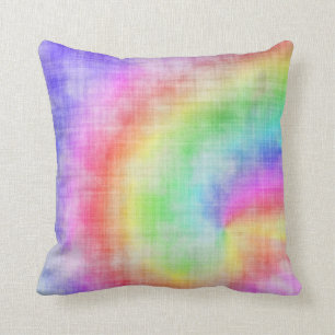 Coussin Rainbow Tie Dye