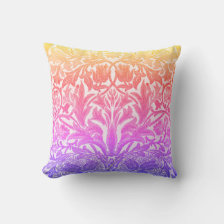 Coussin Rainbow William Morris Style Vintage Floral