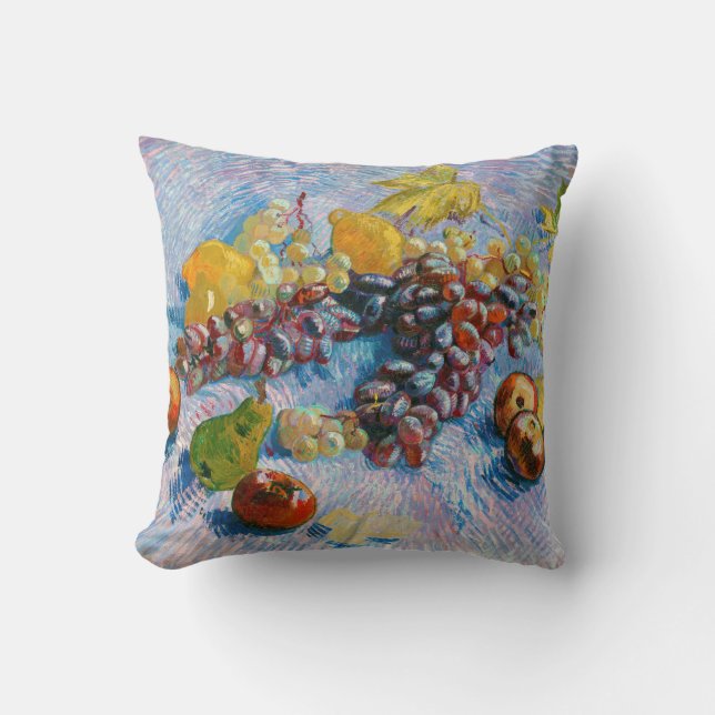 Coussin Raisins, citrons, poires et pommes, Van Gogh (Recto)