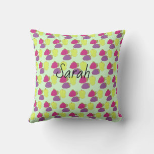 Coussin Raisins Rouge, Vert Et Violet