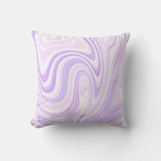 Coussin Râle violet de lavande (Recto)