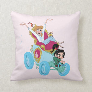 Coussin Ralph rompt Internet  Vanellope & Cendrillon
