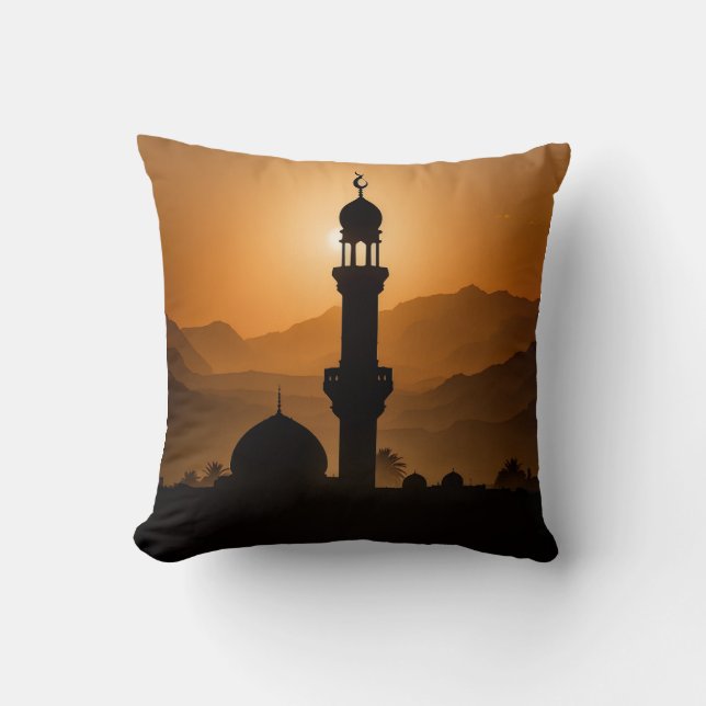 Coussin Ramadan / Eid Throw Cushion (Recto)