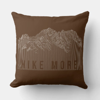 Coussin Randonnée Plus Montagnes Blanc