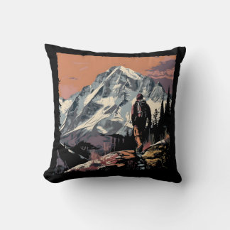 Coussin Randonnée Sunset Mountain