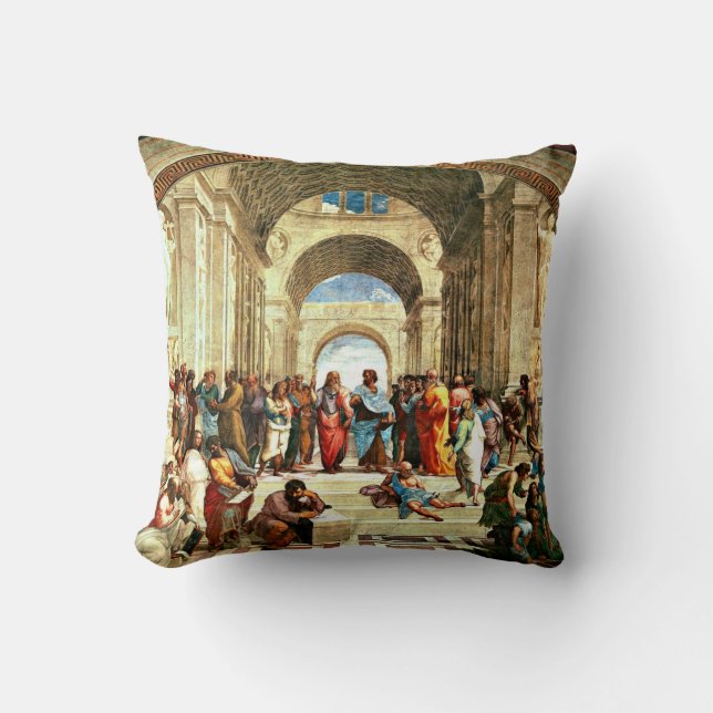 Coussin Raphael - École d'Athènes, (Recto)