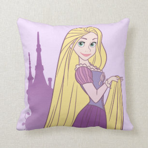 Coussin Rapunzel & Tower Graphic